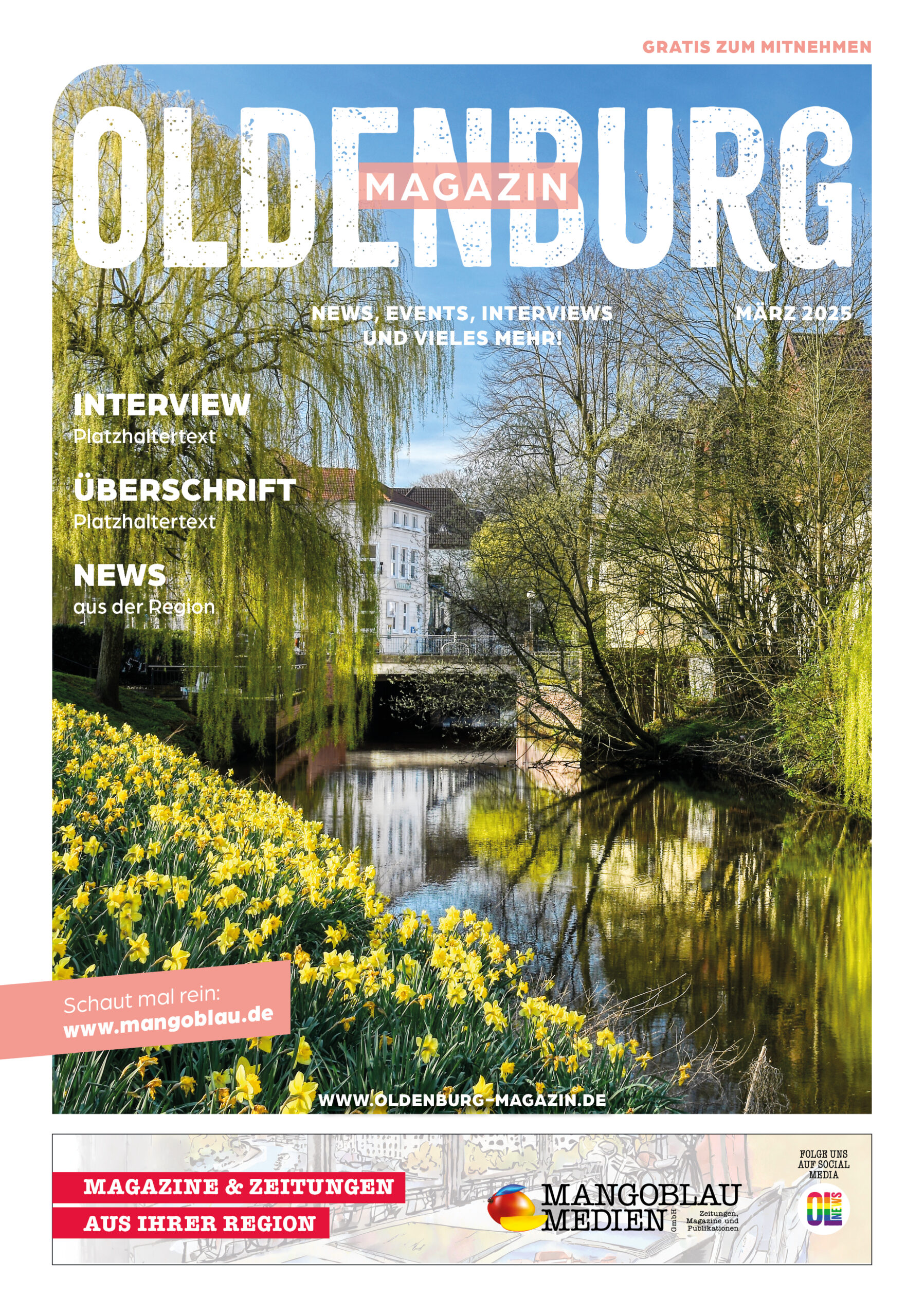 Oldenburger Magazin März Titelseite