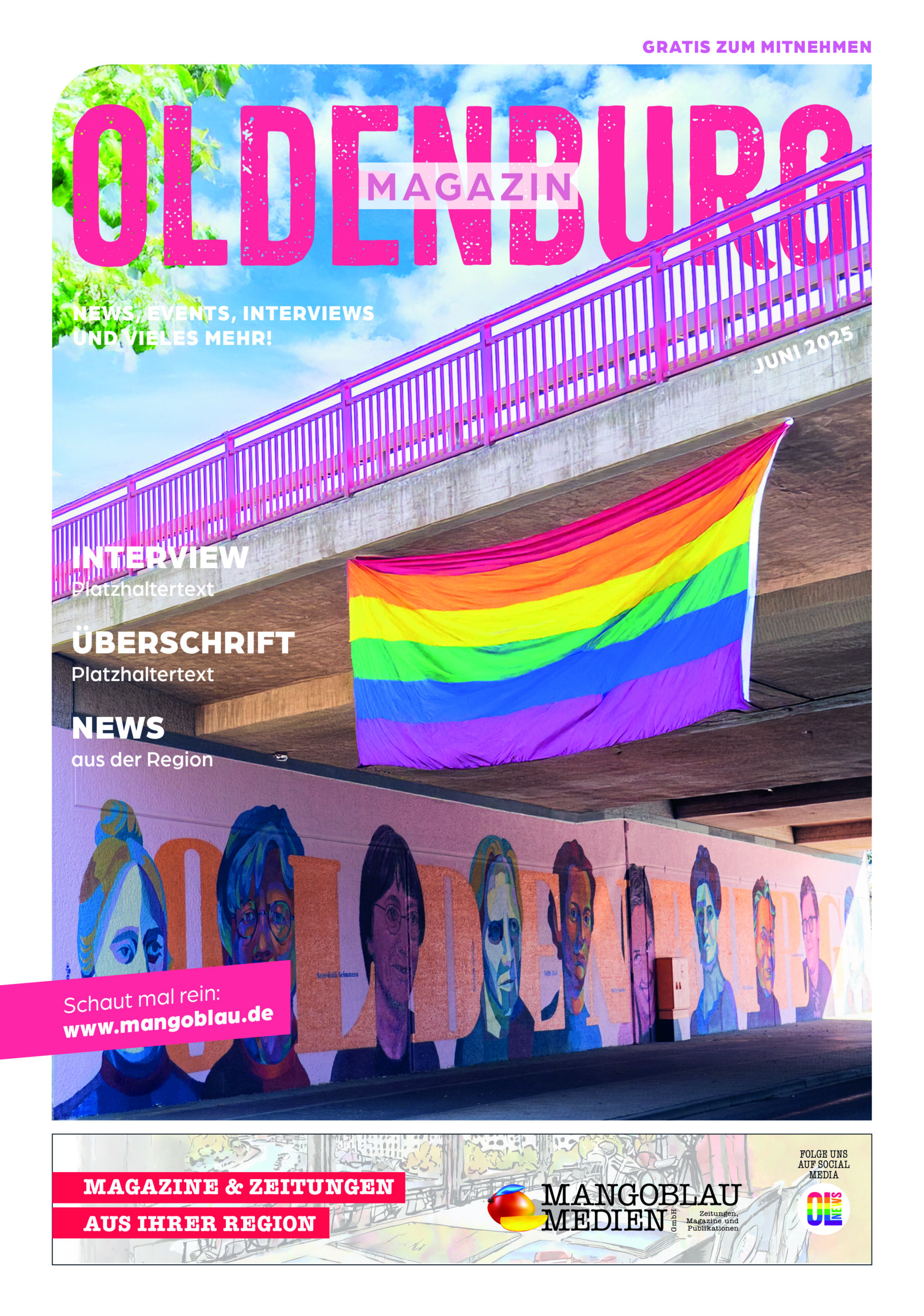 Start 1 Oldenburger Magazin Juni Titelseite