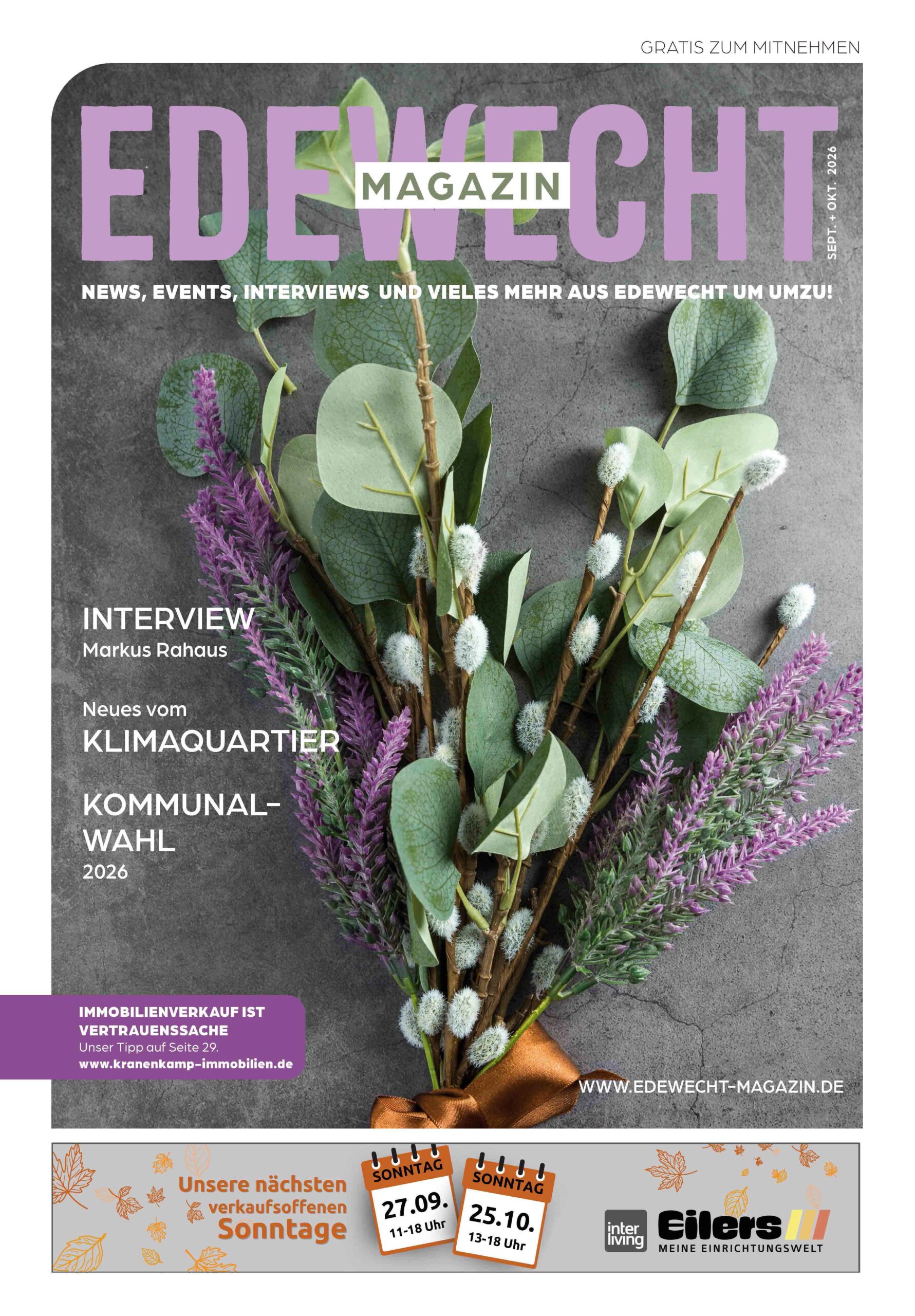 Edewecht Magazin September Cover